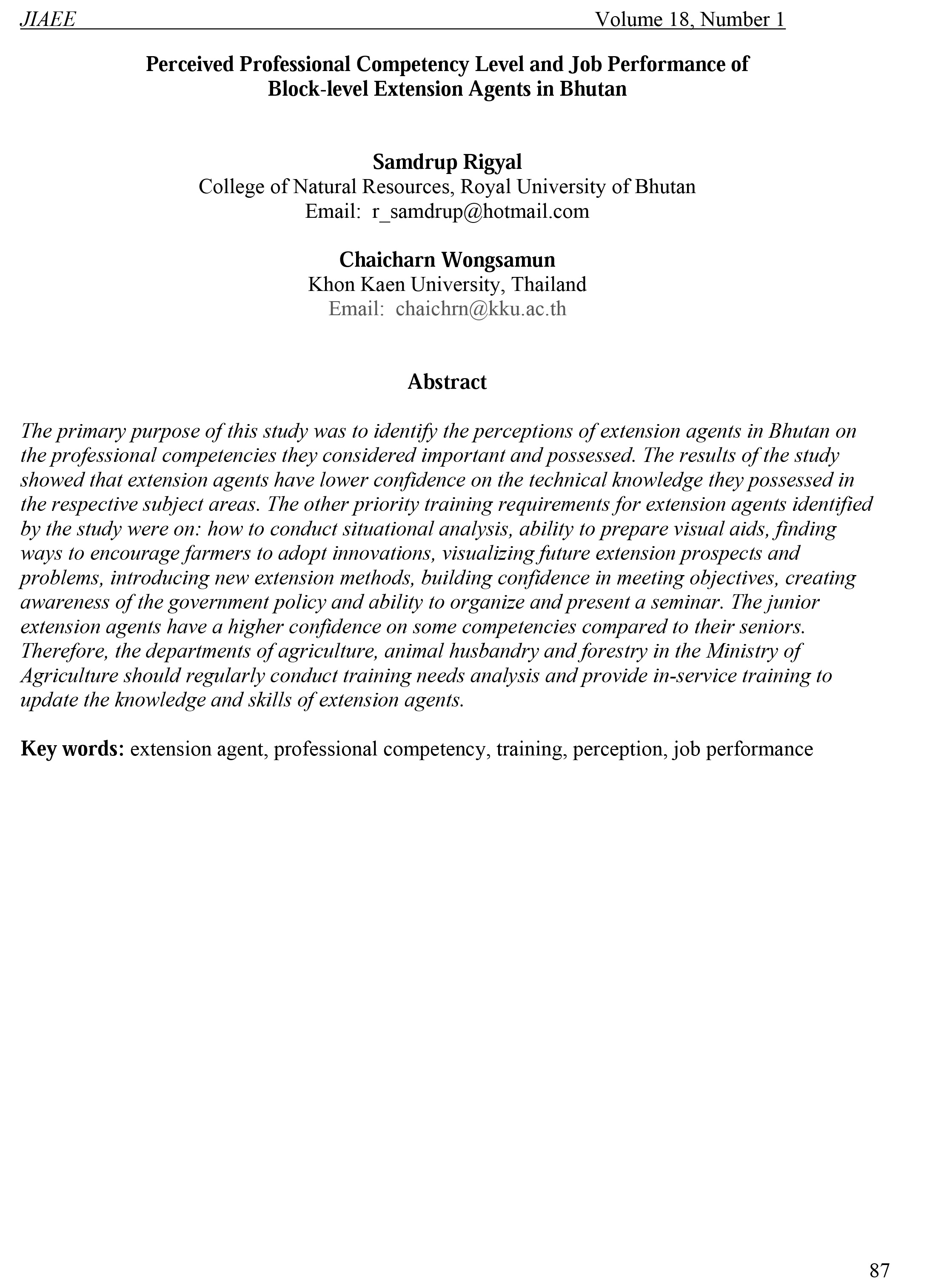 Perceived-Professional-Competency-Level-and-Job-Performance-of-Block-level-Extension-Agents-in-Bhutan
